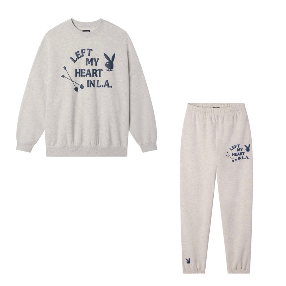 PACSUN x PLAYBOY MATCHING SWEATSUIT SET
